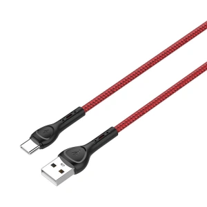 Kabel LDNIO LS482 USB-A/USB-C 2m (červený)