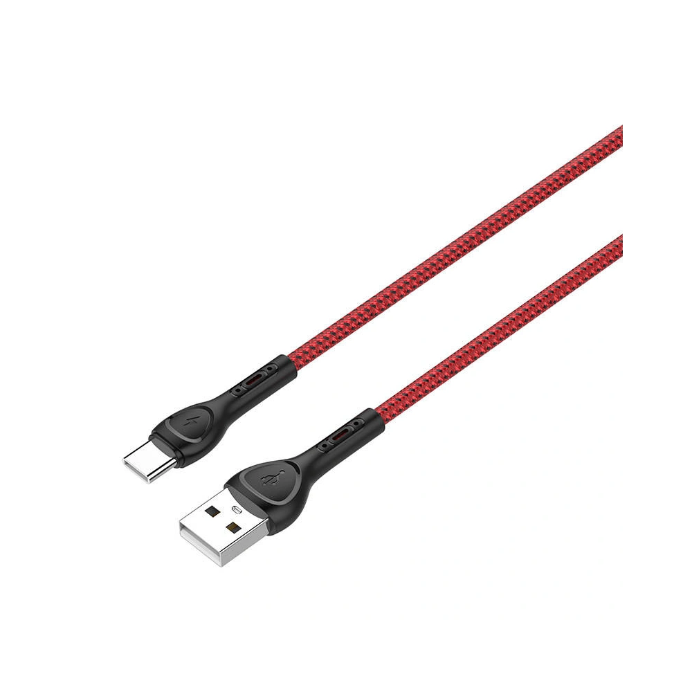 Hurtownia GSM - Kabel LDNIO LS482 USB-A/USB-C 2m (czerwony) - LDN322 - {ean13} - Hurt