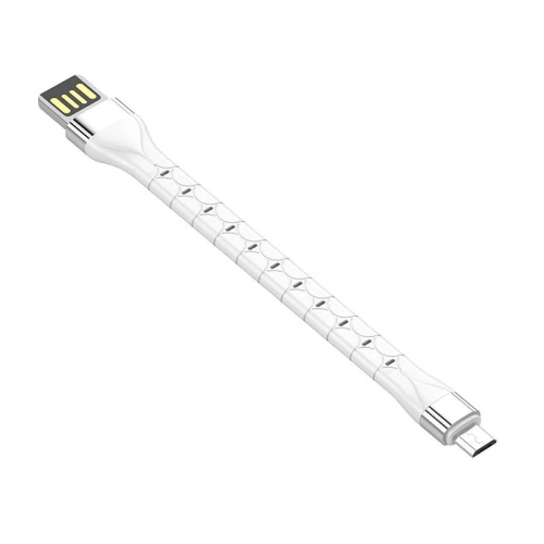 Kabel LDNIO LS50 USB-A/microUSB 0,15m (biały)