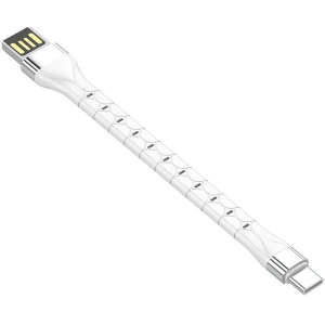 Kabel LDNIO LS50 USB-A/USB-C 0,15m (bílý)