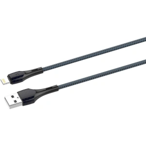 Kabel LDNIO LS521 USB-A/Lightning 1m (šedo-modrý)
