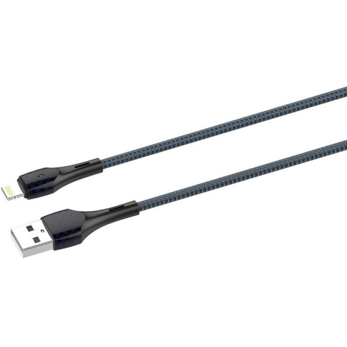 LDNIO Distributor - 5905316143579 - LDN326 - LDNIO LS521 USB-A/Lightning Cable 1m (gray-blue) - B2B homescreen