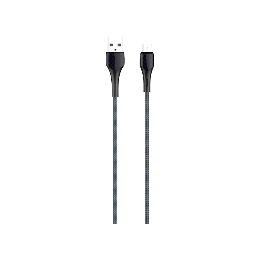 Hurtownia GSM - Kabel LDNIO LS521 USB-A/microUSB 1m (šedo-modrý) - LDN327 - {ean13} - Hurt
