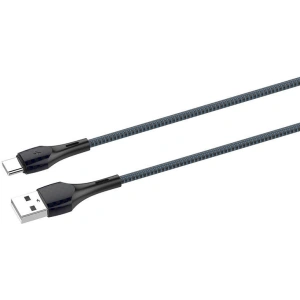Hurtownia GSM - Kabel LDNIO LS522 USB-A/USB-C 2m (szaro-niebieski) - LDN328 - {ean13} - Hurt