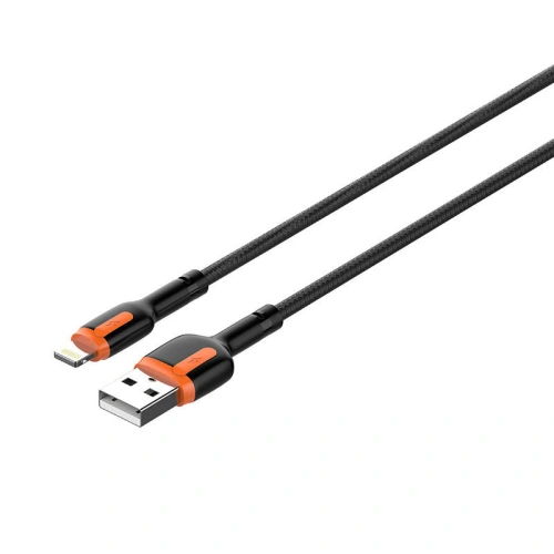 Kabel LDNIO LS531 USB-A/Lightning, 1m (szaro-pomarańczowy)