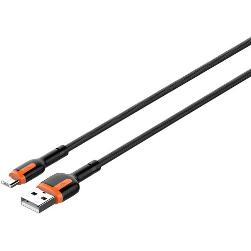 Hurtownia LDNIO - 5905316143647 - LDN332 - Kabel LDNIO LS531 USB-A/microUSB 1m (szaro-pomarańczowy) - B2B homescreen