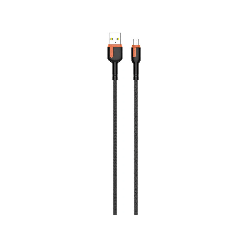 Hurtownia GSM - Kábel LDNIO LS531 USB-A/microUSB 1m (szürke-narancs) - LDN332 - {ean13} - Hurt
