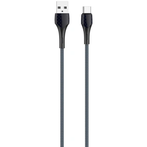 Hurtownia GSM - Kabel LDNIO LS521 USB-A/USB-C, 1m (szaro-niebieski) - LDN333 - {ean13} - Hurt