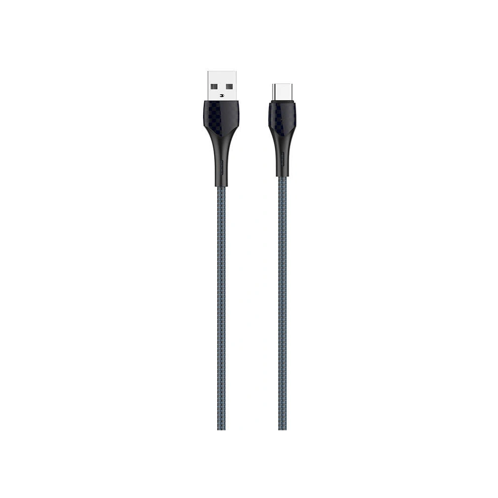 Hurtownia GSM - Cablul LDNIO LS521 USB-A/USB-C, 1m (gri-albastru) - LDN333 - {ean13} - Hurt