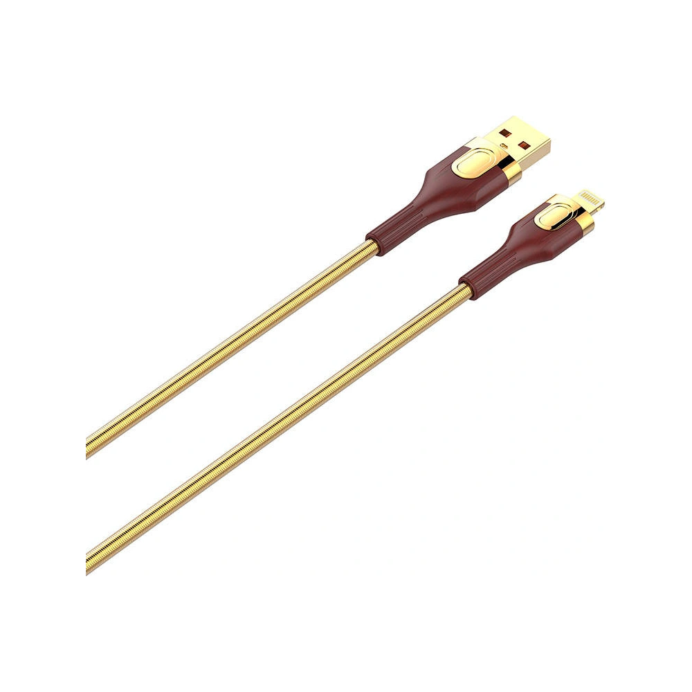 Wholesale LDNIO LS681 USB-A/Lightning Cable 1m, 30W (gold) - LDN338 - {ean13} - Hurt