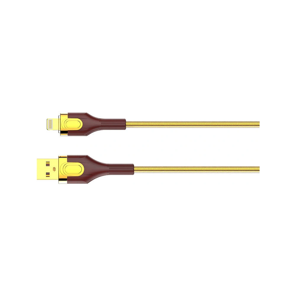 Wholesale LDNIO LS681 USB-A/Lightning Cable 1m, 30W (gold) - LDN338 - {ean13} - Hurt