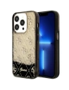 Etui Guess GUHCP14LLC4PSGK Apple iPhone 14 Pro czarny/black hardcase Liquid Glitter 4G Transculent