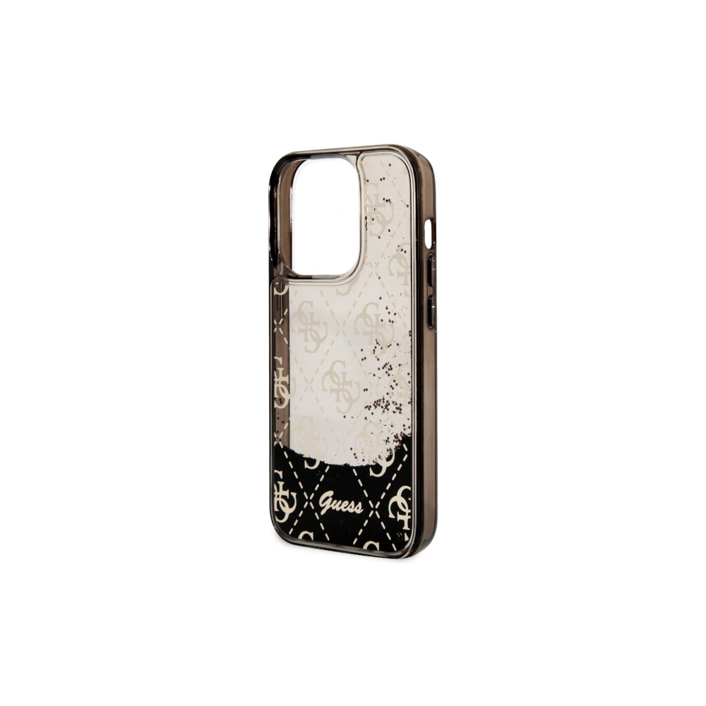 Hurtownia GSM - Etui Guess GUHCP14LLC4PSGK Apple iPhone 14 Pro czarny/black hardcase Liquid Glitter 4G Transculent - GUE2449 - {ean13} - Hurt