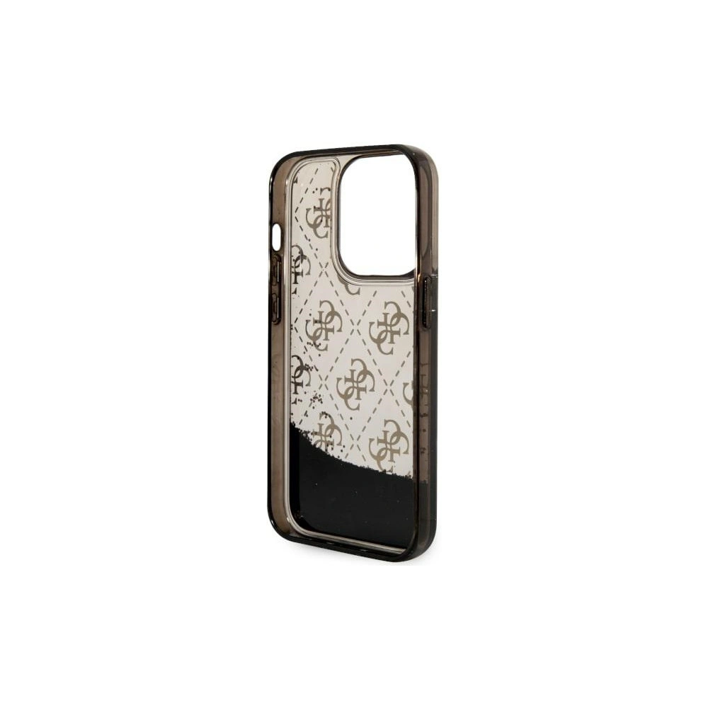 Hurtownia GSM - Etui Guess GUHCP14LLC4PSGK Apple iPhone 14 Pro czarny/black hardcase Liquid Glitter 4G Transculent - GUE2449 - {ean13} - Hurt