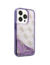 Wholesale Guess GUHCP14LLC4PSGU Apple iPhone 14 Pro purple hardcase Liquid Glitter 4G Transculent - GUE2451 - {ean13} - Hurt