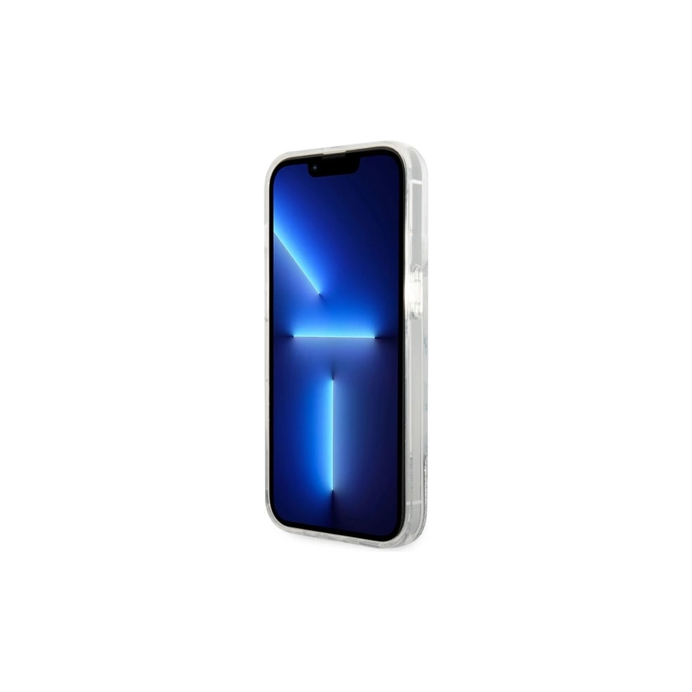 Hurtownia GSM - Etui Guess GUHCP14LLCSGSGH Apple iPhone 14 Pro alb/white hardcase Liquid Glitter Marble - GUE2452 - {ean13} - Hurt