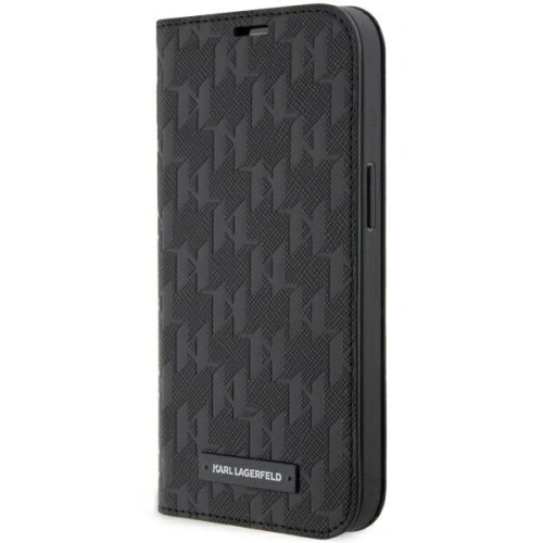Etui Karl Lagerfeld KLBKP14LSAKLHPK Apple iPhone 14 Pro bookcase czarny/black Saffiano Monogram