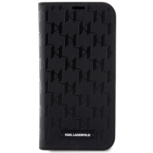 Etui Karl Lagerfeld KLBKP14LSAKLHPK Apple iPhone 14 Pro bookcase czarny/black Saffiano Monogram