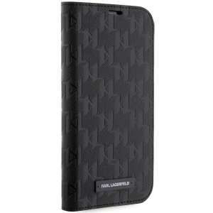 Etui Karl Lagerfeld KLBKP14LSAKLHPK Apple iPhone 14 Pro bookcase czarny/black Saffiano Monogram