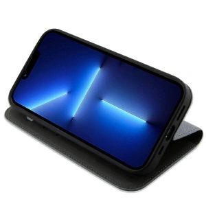 Etui Karl Lagerfeld KLBKP14LSANKCPG Apple iPhone 14 Pro bookcase srebrny/silver Saffiano Karl & Choupette