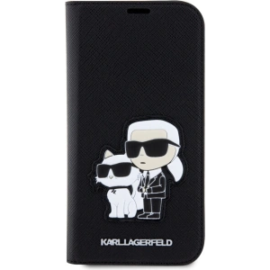 Hurtownia GSM - Etui Karl Lagerfeld KLBKP14LSANKCPK Apple iPhone 14 Pro husa neagră/c black Saffiano Karl & Choupette - KLD1530 - {ean13} - Hurt