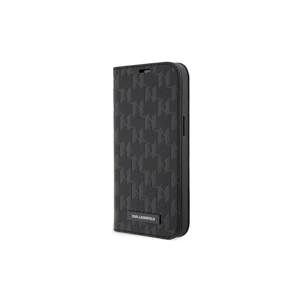 Hurtownia GSM - Etui Karl Lagerfeld KLBKP14SSAKLHPK Apple iPhone 14 bookcase negru/black Saffiano Monogram - KLD1531 - {ean13} - Hurt