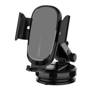 Wholesale LDNIO MW21-1 Car Mount Wireless Charger 15W (black) - LDN339 - {ean13} - Hurt
