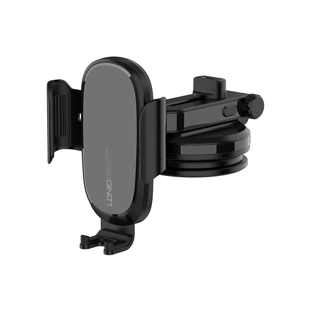 Wholesale LDNIO MW21-1 Car Mount Wireless Charger 15W (black) - LDN339 - {ean13} - Hurt