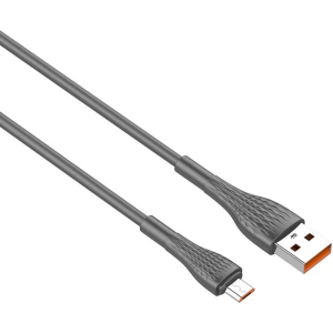 Wholesale LDNIO LS672 USB-A/microUSB 2m Cable, 30W (gray) - LDN346 - {ean13} - Hurt