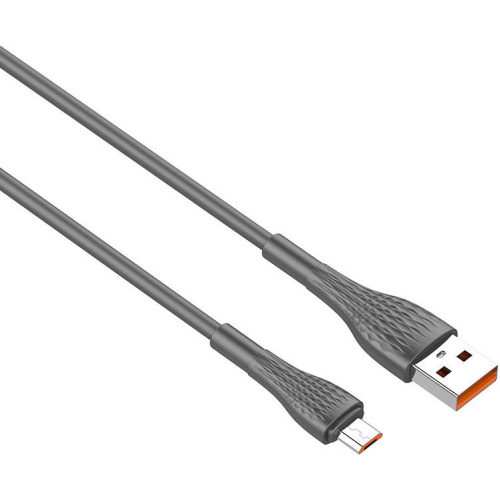 LDNIO Distributor - 6933138700242 - LDN346 - LDNIO LS672 USB-A/microUSB 2m Cable, 30W (gray) - B2B homescreen