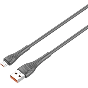 Wholesale LDNIO LS671 USB-A/microUSB 1m Cable, 30W (gray) - LDN347 - {ean13} - Hurt