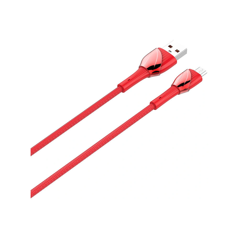 Hurtownia GSM - Kabel LDNIO LS662 USB-A/microUSB 2m, 30W (czerwony) - LDN348 - {ean13} - Hurt