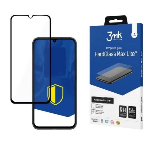 Szkło hartowane 3MK HardGlass Max Lite Samsung Galaxy A34 5G czarne