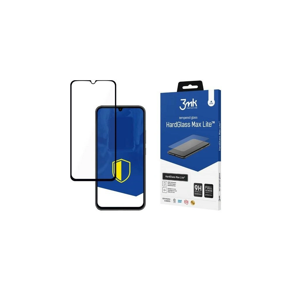 Hurtownia GSM - Gehärtetes Glas 3MK HardGlass Max Lite Samsung Galaxy A34 5G schwarz - 3MK4836 - {ean13} - Hurt