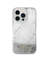Etui Guess GUHCP14SLCSGSGH Apple iPhone 14 biały/white hardcase Liquid Glitter Marble