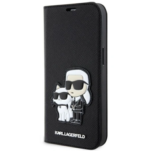 Hurtownia Karl Lagerfeld - 3666339122782 - KLD1533 - Etui Karl Lagerfeld KLBKP14SSANKCPK Apple iPhone 14 bookcase czarny/black Saffiano Karl & Choupette - B2B homescreen