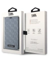 Hurtownia GSM - Etui Karl Lagerfeld KLBKP14XSAKLHPG Apple iPhone 14 Pro Max Buchhülle silber Saffiano Monogram - KLD1534 - {ean13} - Hurt