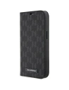 Etui Karl Lagerfeld KLBKP14XSAKLHPK Apple iPhone 14 Pro Max Buchhülle schwarz Saffiano Monogram