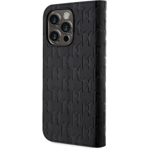 Etui Karl Lagerfeld KLBKP14XSAKLHPK Apple iPhone 14 Pro Max bookcase czarny/black Saffiano Monogram