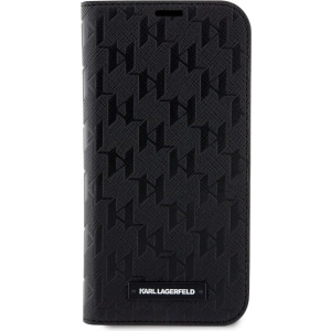 Etui Karl Lagerfeld KLBKP14XSAKLHPK Apple iPhone 14 Pro Max bookcase czarny/black Saffiano Monogram