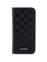 Hurtownia GSM - Etui Karl Lagerfeld KLBKP14XSAKLHPK Apple iPhone 14 Pro Max bookcase negru/black Saffiano Monogram - KLD1535 - {ean13} - Hurt