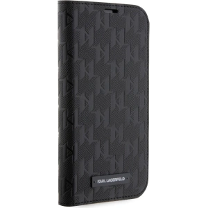 Etui Karl Lagerfeld KLBKP14XSAKLHPK Apple iPhone 14 Pro Max bookcase czarny/black Saffiano Monogram