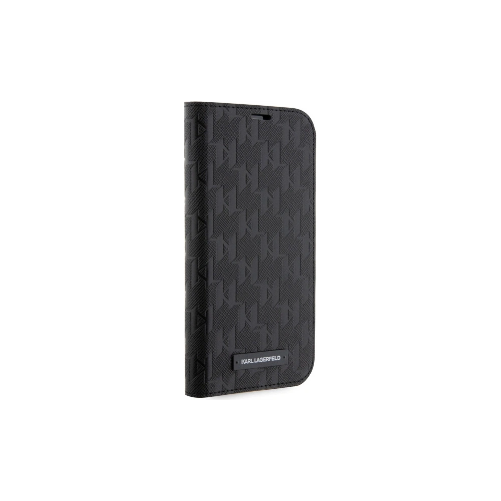 Hurtownia GSM - Etui Karl Lagerfeld KLBKP14XSAKLHPK Apple iPhone 14 Pro Max Buchhülle schwarz Saffiano Monogram - KLD1535 - {ean13} - Hurt