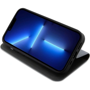 Etui Karl Lagerfeld KLBKP14XSANKCPG Apple iPhone 14 Pro Max bookcase srebrny/silver Saffiano Karl & Choupette