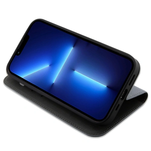 Etui Karl Lagerfeld KLBKP14XSANKCPG Apple iPhone 14 Pro Max bookcase srebrny/silver Saffiano Karl & Choupette