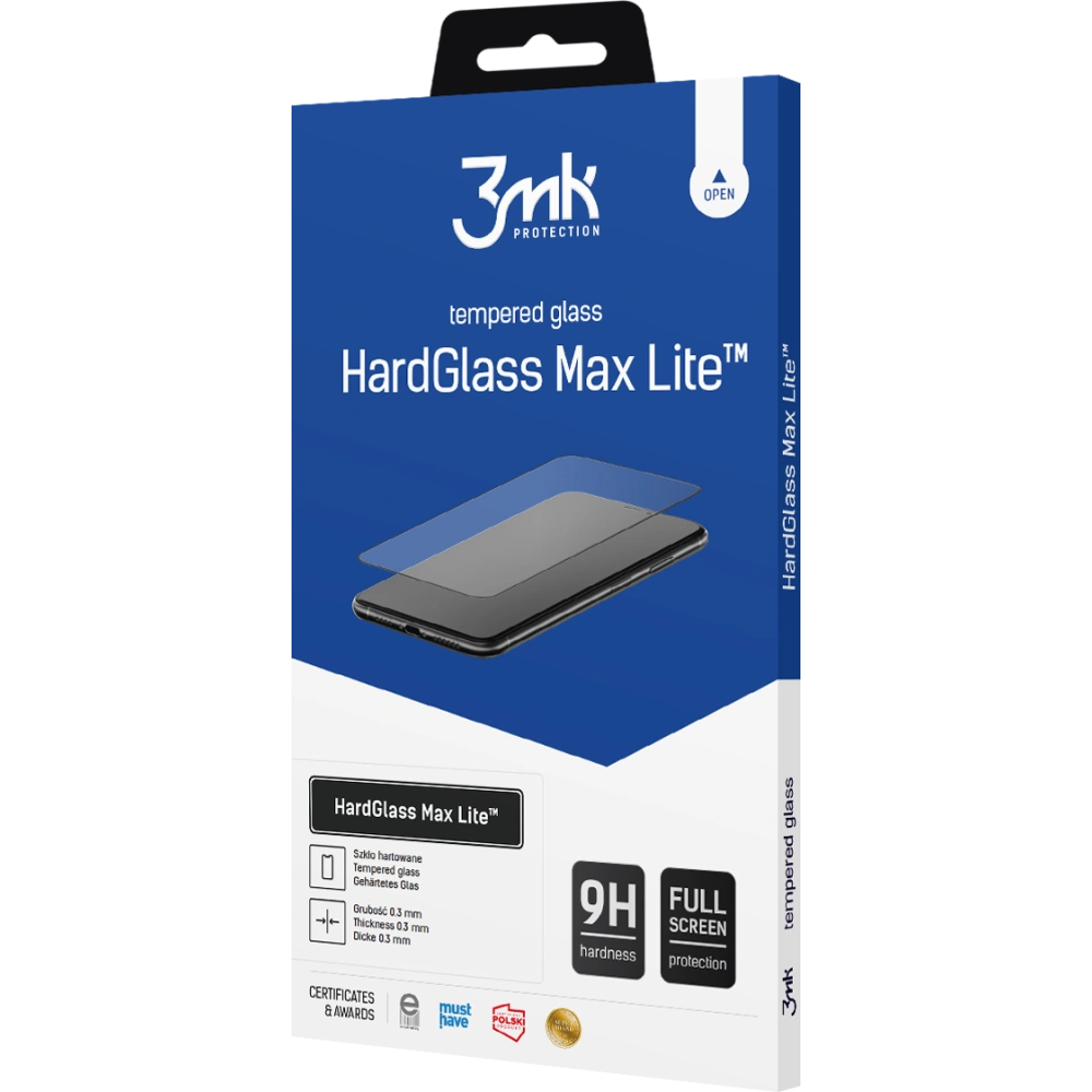 Hurtownia GSM - Gehärtetes Glas 3MK HardGlass Max Lite Samsung Galaxy A34 5G schwarz - 3MK4836 - {ean13} - Hurt