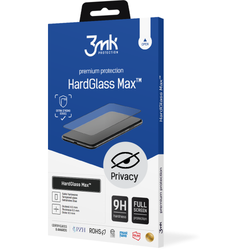 Hurtownia 3MK - 5903108521307 - 3MK4839 - Szkło hartowane 3MK HardGlass Max Privacy Apple iPhone 7/8 czarne - B2B homescreen