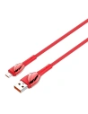 Kábel LDNIO LS661 USB-A/microUSB 1m, 30W (piros)