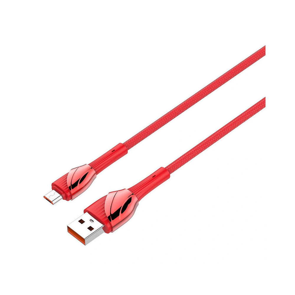 Hurtownia GSM - Kábel LDNIO LS661 USB-A/microUSB 1m, 30W (piros) - LDN349 - {ean13} - Hurt