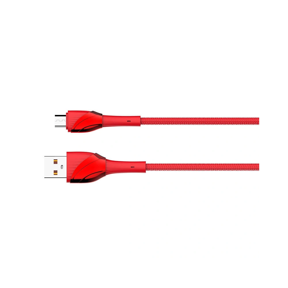 Hurtownia GSM - Kábel LDNIO LS661 USB-A/microUSB 1m, 30W (piros) - LDN349 - {ean13} - Hurt